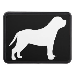 Mastiff Silhouette Trailer Hitch Cover