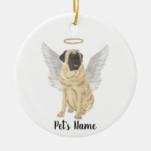 Mastiff Sympathy Memorial Ceramic Ornament