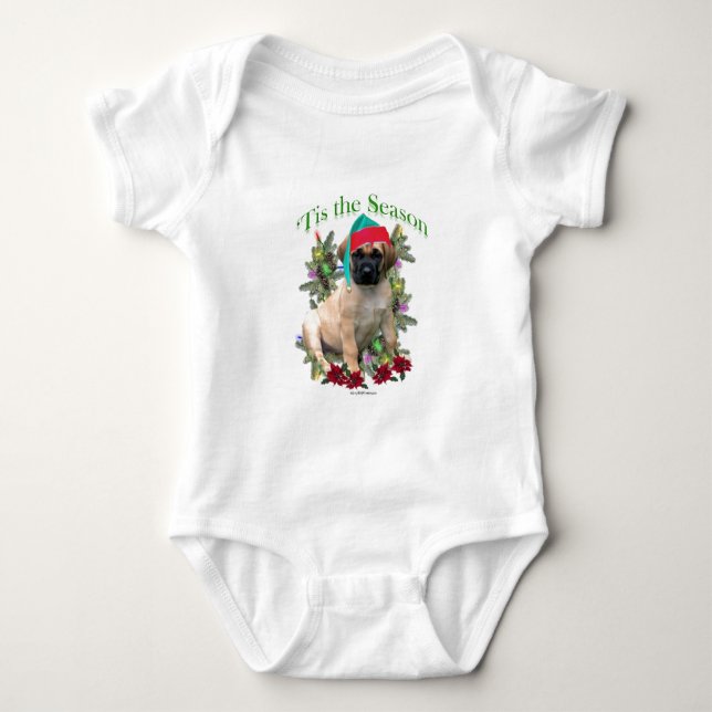 Mastiff ‘Tis Baby Bodysuit (Front)