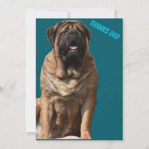 Mastiff Vatertag Best Friends Invitation