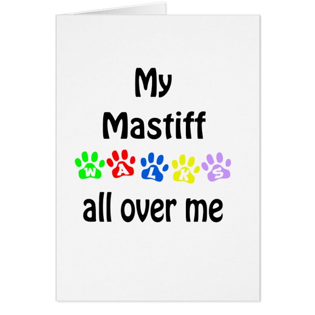 Mastiff Walks Design (Front)