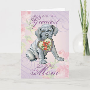 Mastino Heart Mom Card