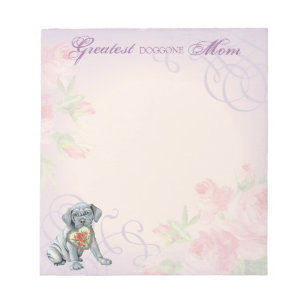 Mastino Heart Mom Notepad