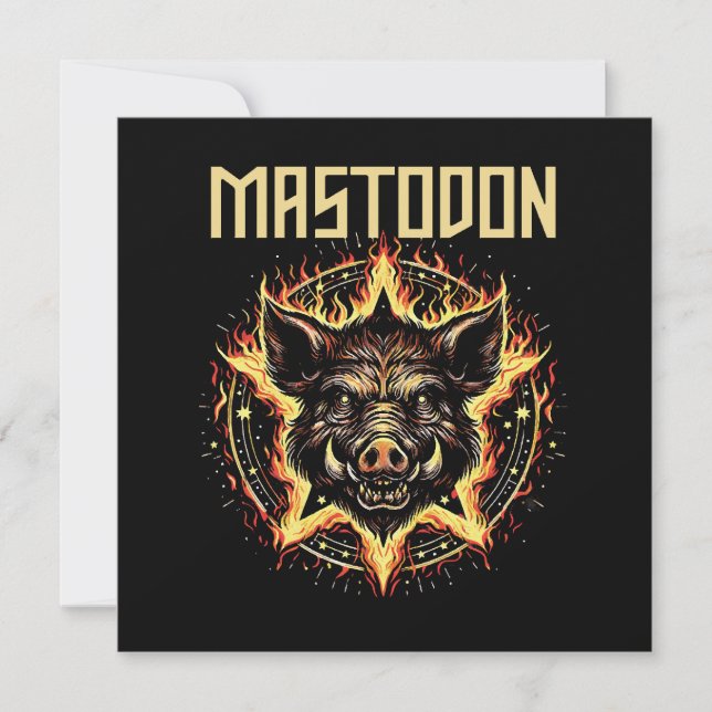 Mastodon Boar Fire (Front)