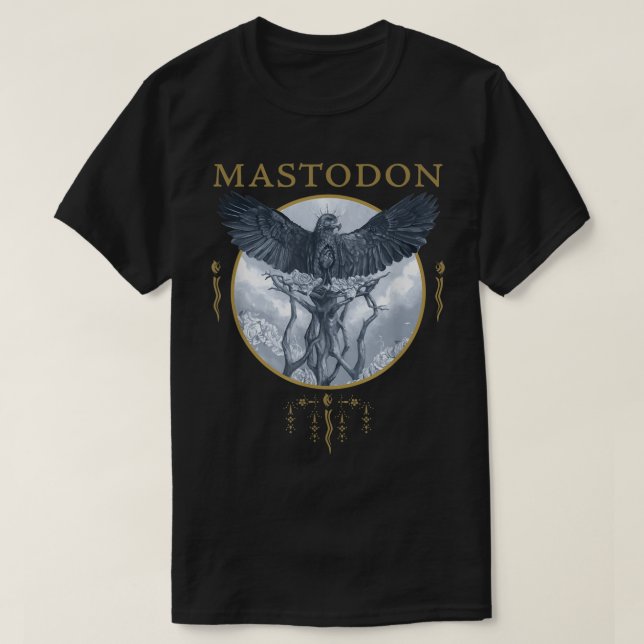 Mastodon  Hushed and Grim Eagle Circle  T-Shirt (Design Front)