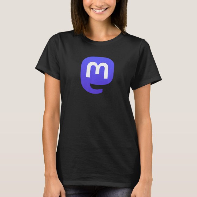 Mastodon  Self Hosted Social Networking and Microb T-Shirt (Front)