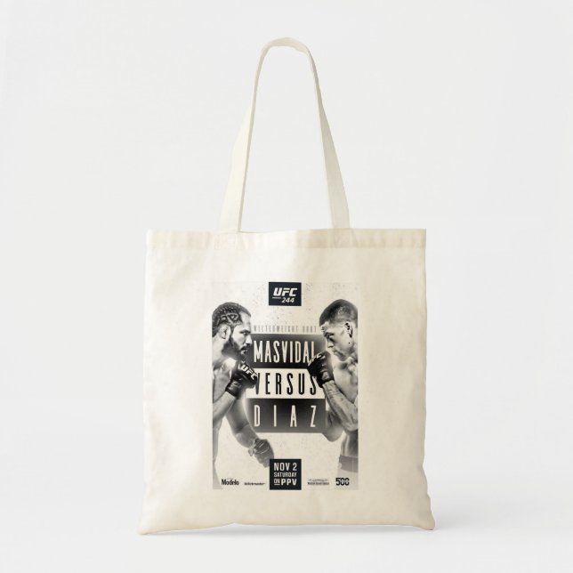 MASVIDAL VS NATE DIAZ Essential T Shirt Tote Bag (Front)