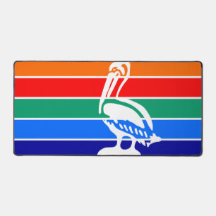 Mat de bureau avec drapeau de Saint-Pétersbourg