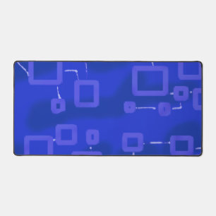 Mat de bureau bleu