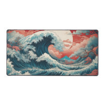 Mat de bureau japonais Waves