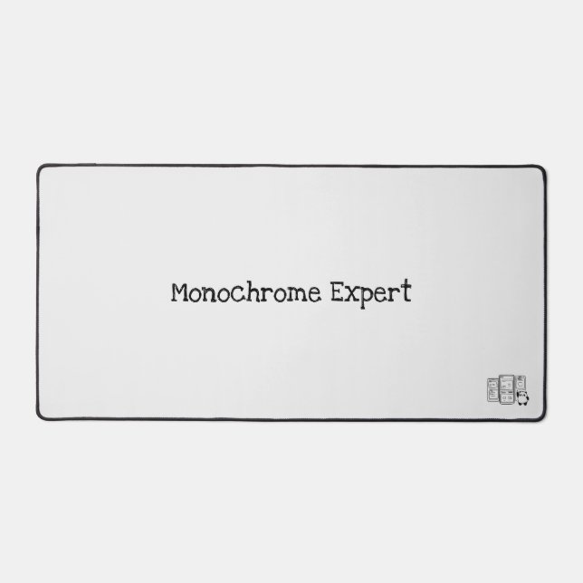 Mat de bureau Monochrome Expert pour concepteurs (Recto)