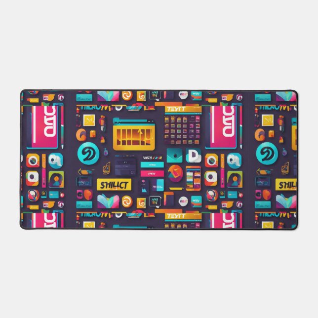 Mat de bureau personnalisé (Recto)