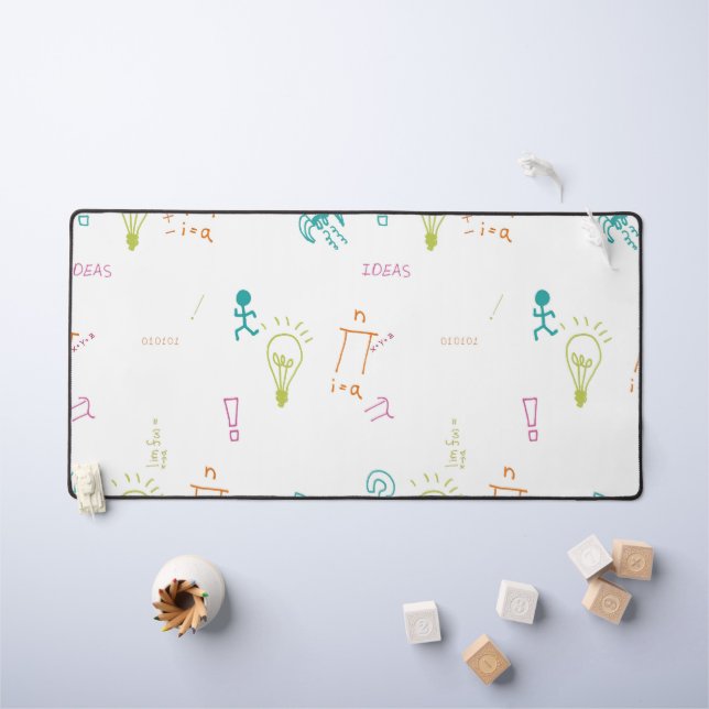 Mat de bureau personnalisé (Tableau pour enfants)
