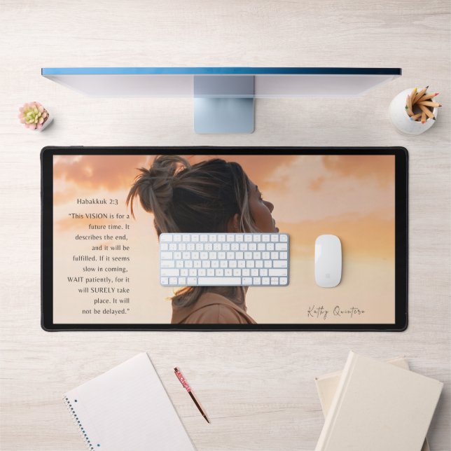 Mat de bureau personnalisé - Accessoire de bureau  (Bureau 1)