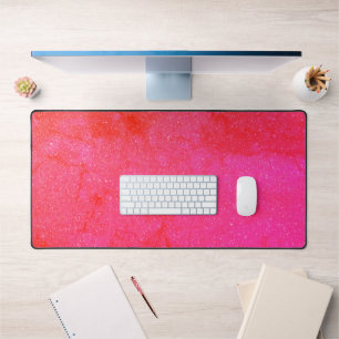 Mat de bureau rose et rouge vif - Jeu et bureau