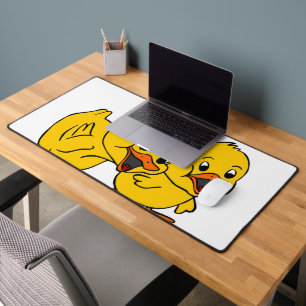 Mat de bureau Une paire de poussins jaunes