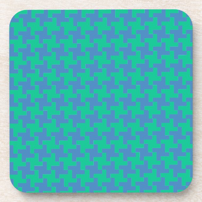 Mat de dessous de verre ou de table, Dogtooth d'ém (Devant)