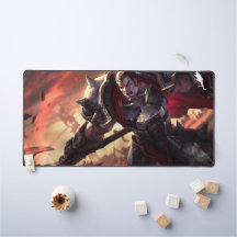 Mat du bureau de jeux Ax Wielder | Conception du m
