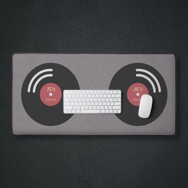 Mat du bureau de vinyle (Vinyl Record Desk Mat)