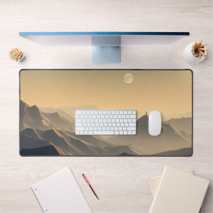 Mat minimaliste de bureau de montagne - Aventure P