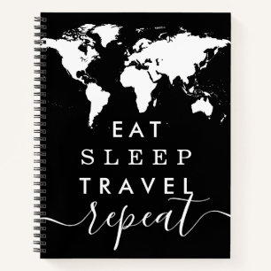 Mat Sleep Répéter la carte du monde Journal de v