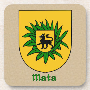 Mata Family Shield Coaster