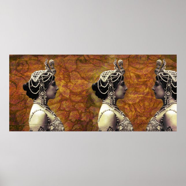 Mata Hari: "Beautiful Woman, Dangerous Spy" Poster (Front)