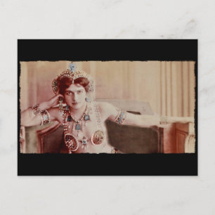 Mata Hari Harem Costume Postcard