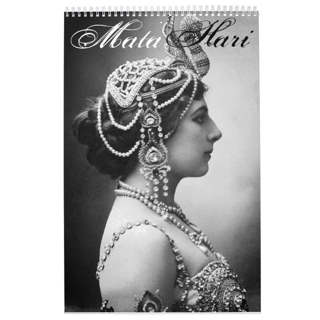 Mata Hari – Vintage  Calendar (Cover)
