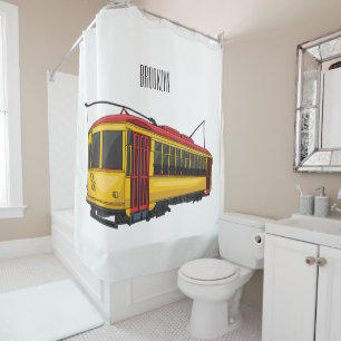 Mata trolley cartoon illustration
