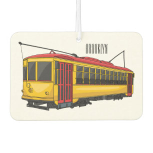 Mata trolley cartoon illustration air freshener
