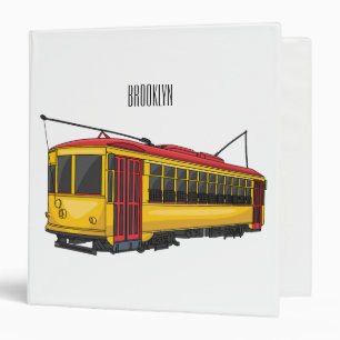 Mata trolley cartoon illustration binder