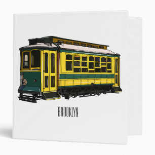 Mata trolley cartoon illustration binder