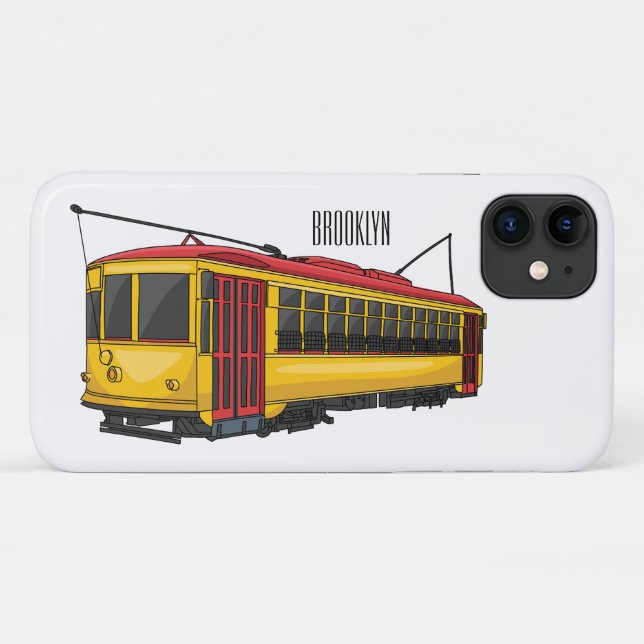 Mata trolley cartoon illustration  Case-Mate iPhone case (Back (Horizontal))