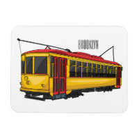 Mata trolley cartoon illustration