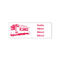 Mata trolley cartoon illustration