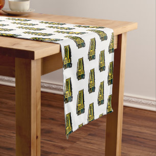 Mata trolley cartoon illustration short table runner