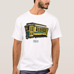 Mata trolley cartoon illustration T-Shirt