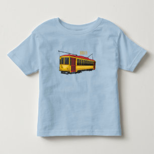 Mata trolley cartoon illustration toddler t-shirt