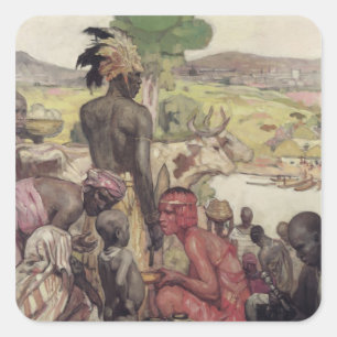 Matadi, 1929 square sticker