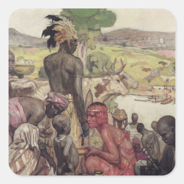 Matadi, 1929 square sticker (Front)