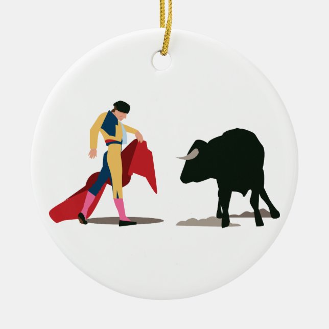 Matador Ceramic Ornament (Front)
