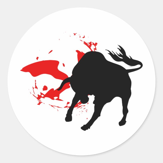 Matador Classic Round Sticker (Front)
