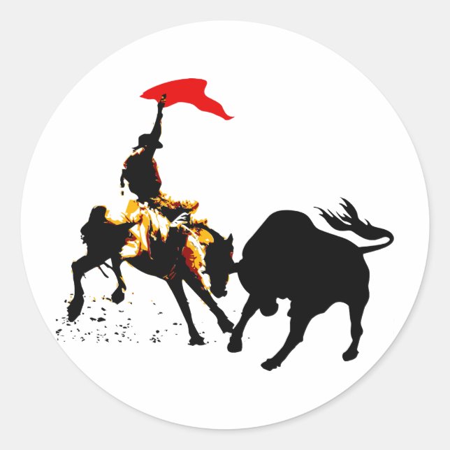 Matador Classic Round Sticker (Front)