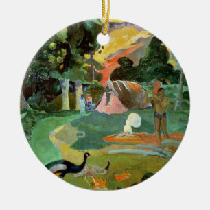 Matamoe or, Landscape with Peacocks, 1892 Ceramic Ornament