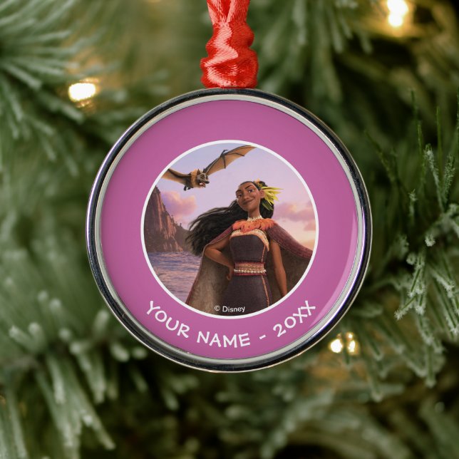 Matangi and Peka Metal Ornament (Tree)