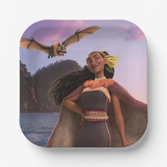 Matangi and Peka Paper Plate (Front)