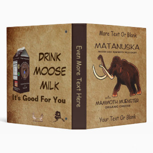 Matanuska Mammoth Muenster Cheese Binder