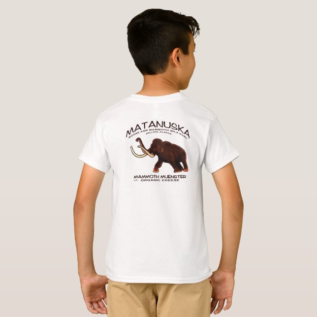 Matanuska Mammoth Muenster Cheese T-Shirt (Back Full)