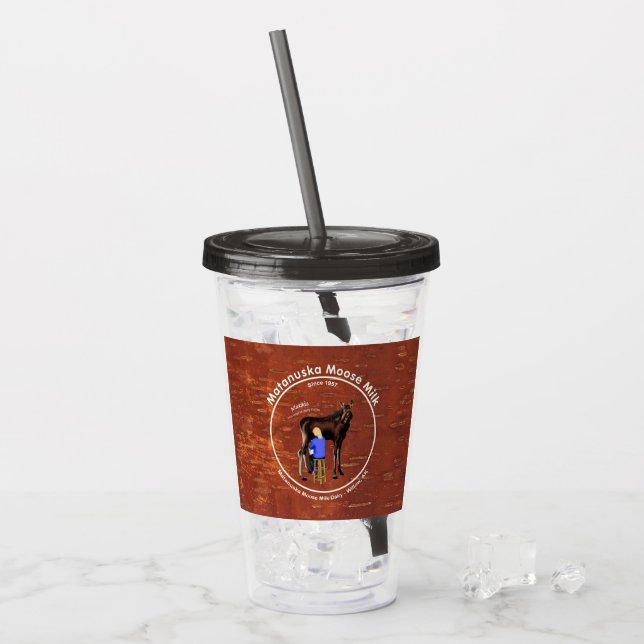 Matanuska Moose Milk Acrylic Tumbler (Front Ice)